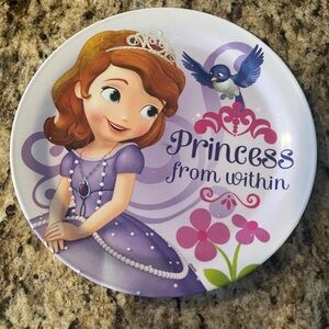 ZAK! Sofia The First Kids Plastic Plate